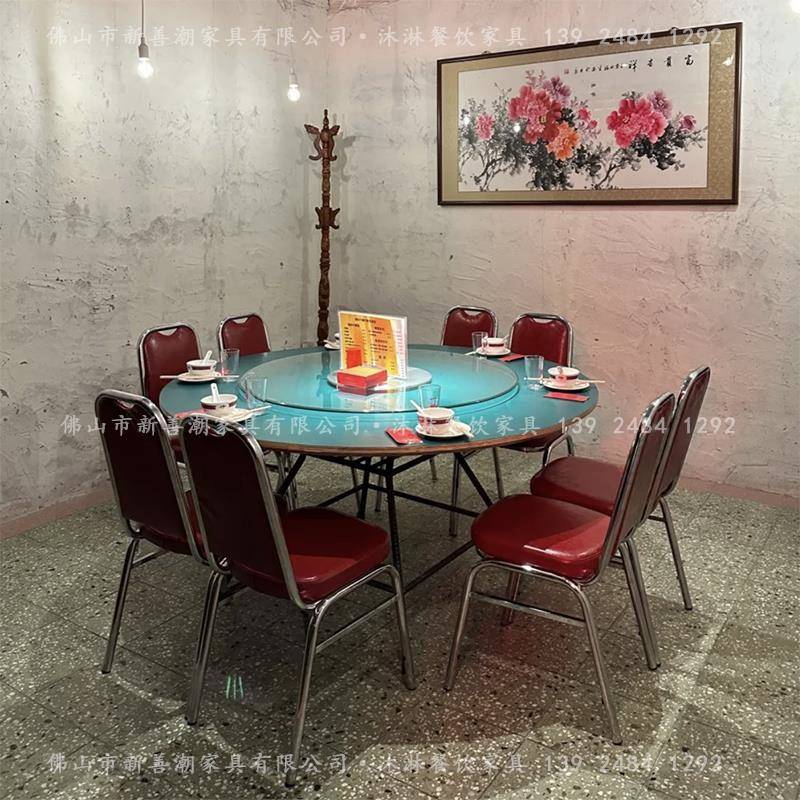 工业风大排档商用港风桌椅组合烧烤店桌子包厢茶市井风靠背餐椅