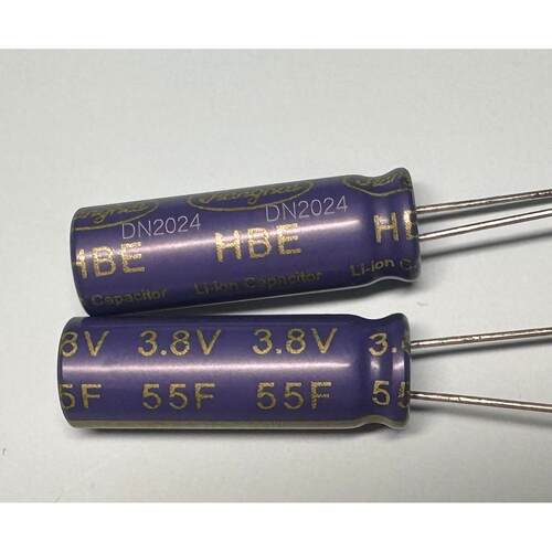 江海 法拉电容 超级电容 锂离子电容 3.8V55F 遥控器维修用