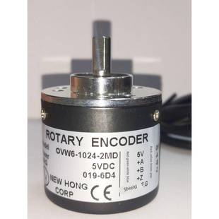 5V长线驱动TTL差分输出增量式旋转编码器OVW2系列2500脉冲1024线