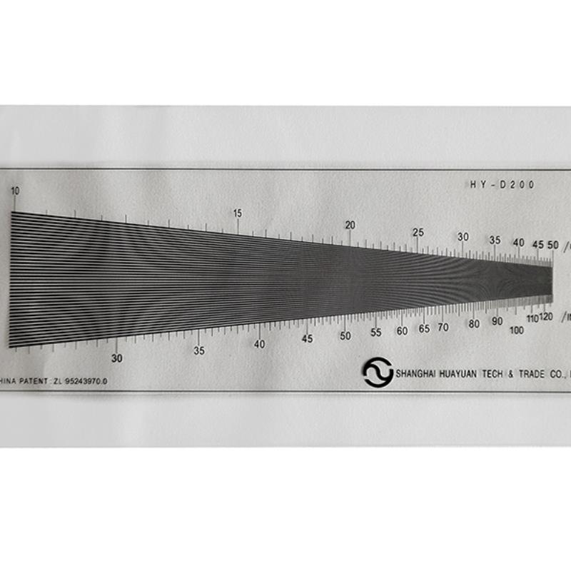织物密度镜 经纬塑料密度仪 筛网丝网测量目数工具密度尺cm包邮