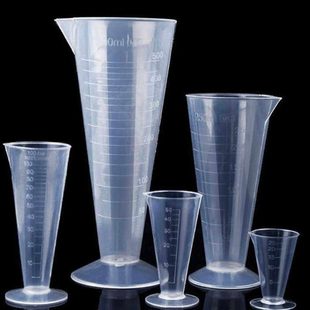 500毫升pp塑料100ml高品质量杯实验室用三角量杯 包邮