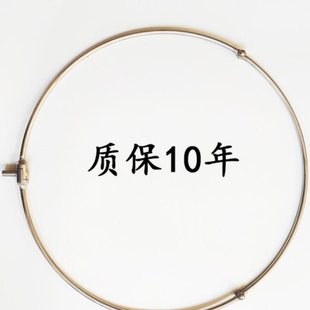 不锈钢抄网头网圈实心配件可折叠式抄网8毫米抄网网兜钢丝抄鱼具