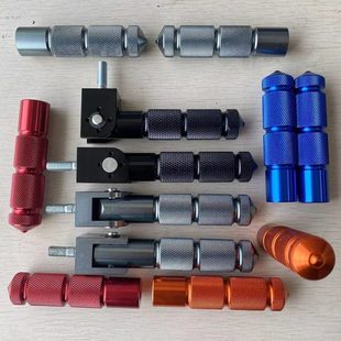 国标车后脚蹬电摩脚踏雅 折叠脚踏板Y3中轴九9号N70踩脚 迪E3改装