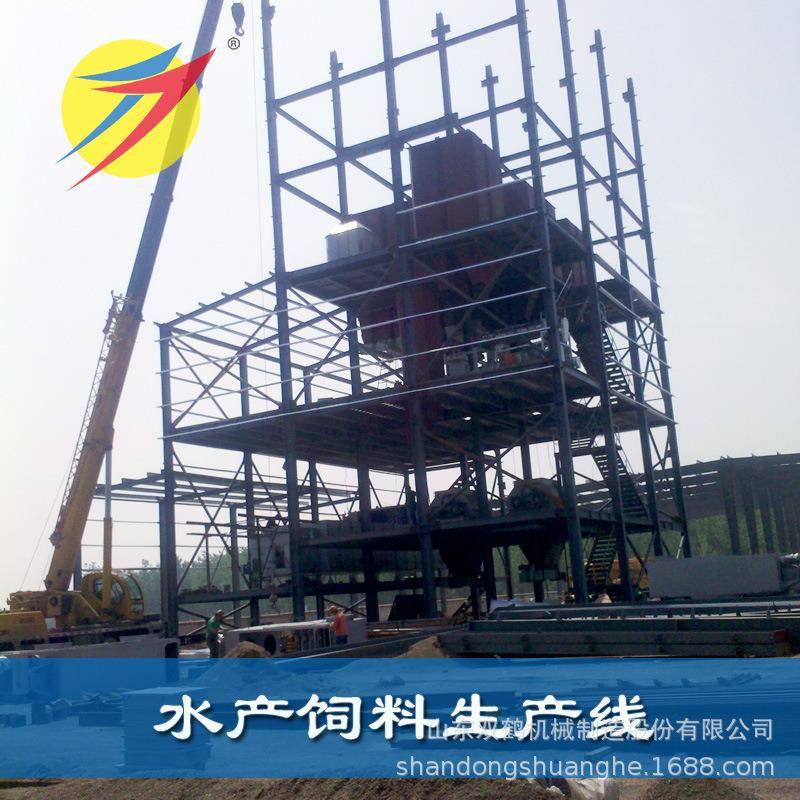 水产饲料工程机组鱼虾膨化沉性浮性膨化饲料包安装提供技术支持