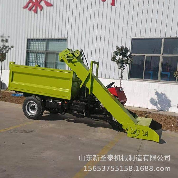 合肥干粪稀粪清粪车牧场自走清粪车柴油动力