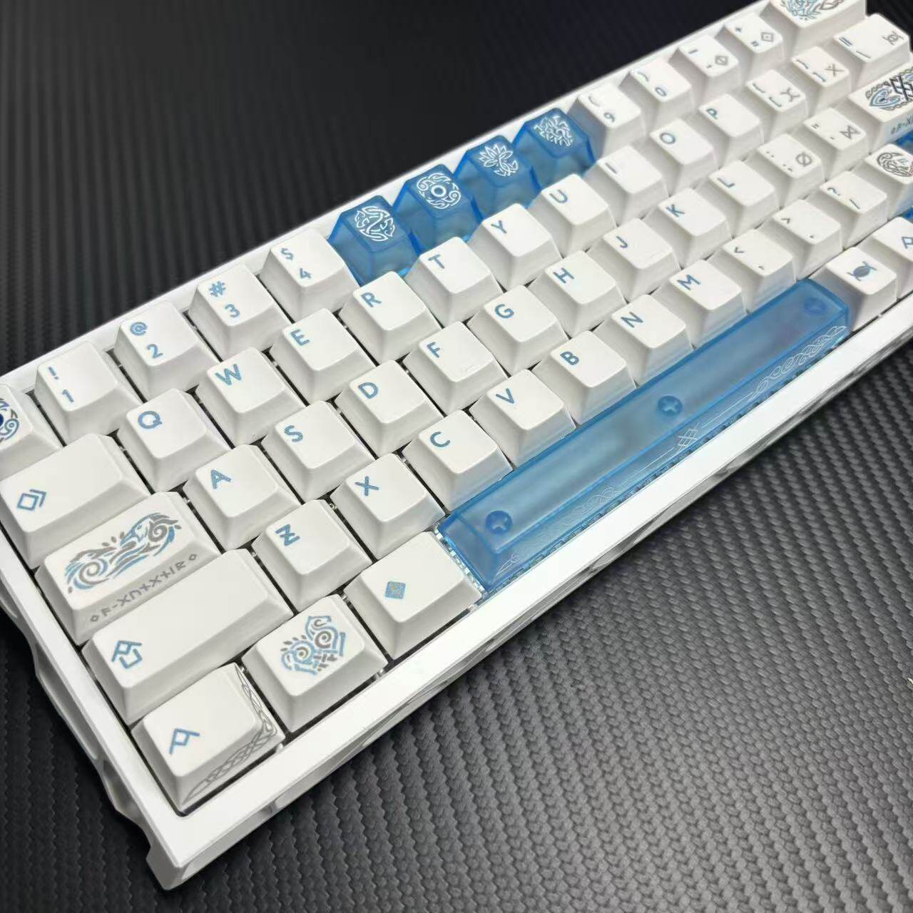 现货/永恒之枪R3键帽pbt+pc透光199键磁轴机械键盘ev63/wooting