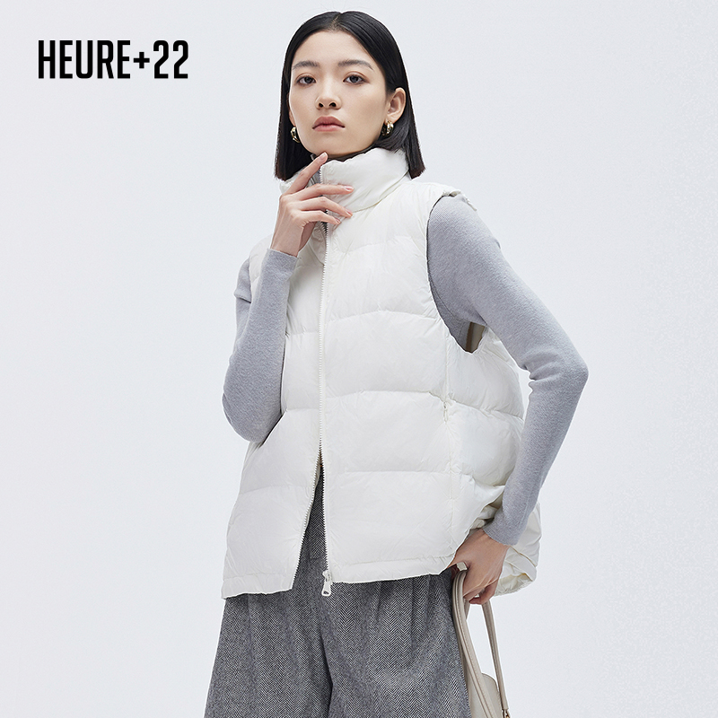 韩版轻薄羽绒马甲女22005