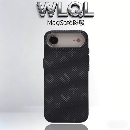 【WLQL原创家】超薄凯夫拉纹碳纤维纹适用苹果17promax手机壳新款磁吸壳iPhone17pro保护壳16pro简约风17air