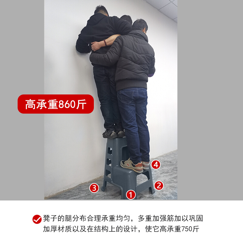 洗车凳子两步凳多功能梯凳家用加厚塑料台阶步梯高低脚踏登高凳云