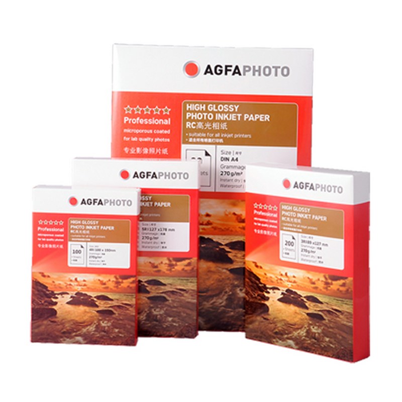GF爱克发RC高光相纸2克R5寸R寸5R7寸照片纸包免邮