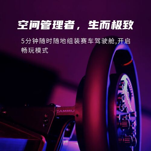 五分科技卡妙思赛车模拟器直驱游戏方向盘 图马斯特