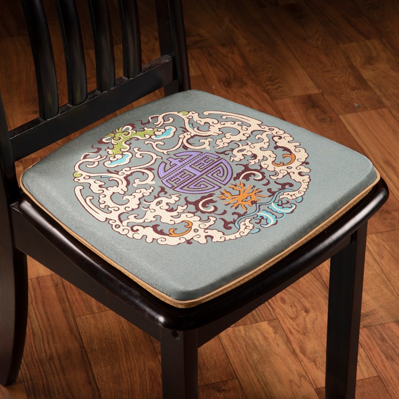 中式马蹄形餐椅坐垫四季餐桌座垫椅垫家用防滑餐椅垫尺寸定制