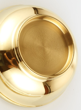 瑞象 .5英寸加厚铜碗饭碗家用吃面碗大号米饭碗铜餐具金饭碗