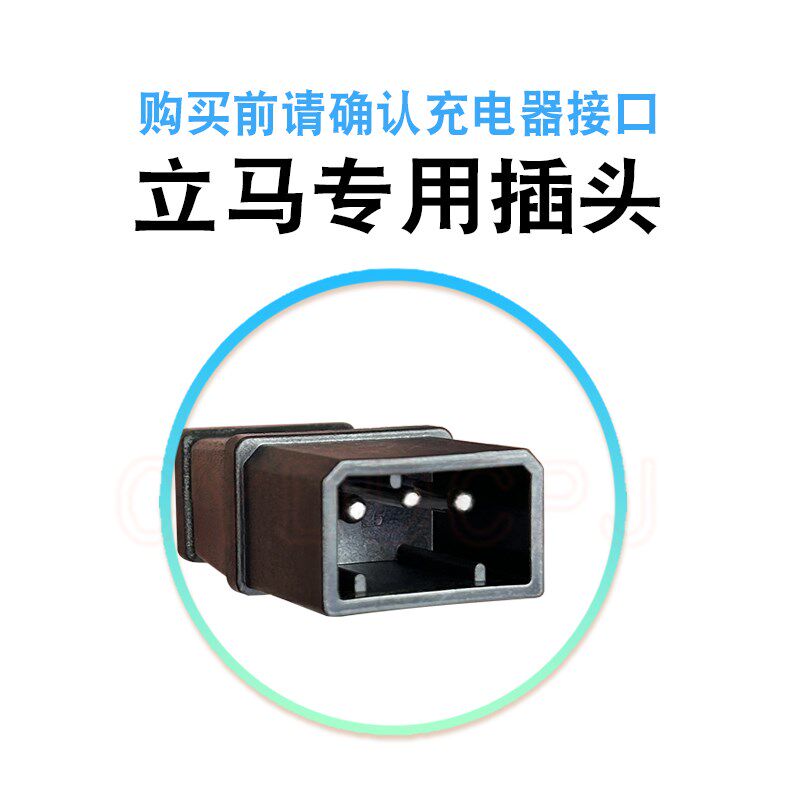 立马电动车原装充电器2h72灌胶防雨智能铅酸电池充