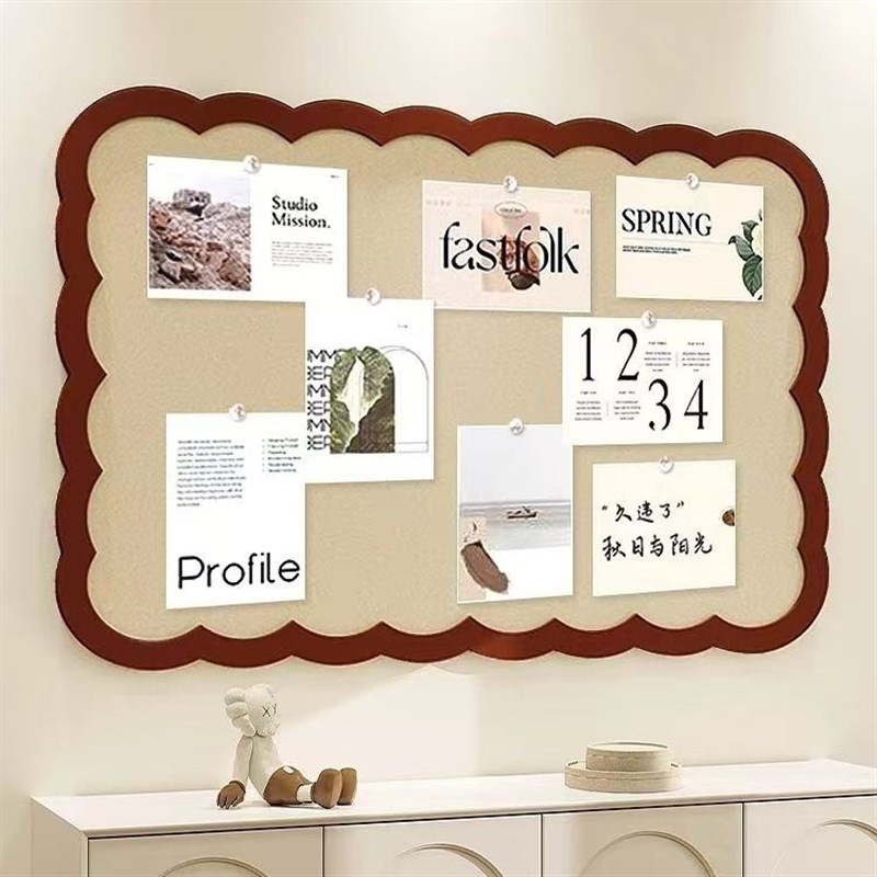 毛毡墙贴照片墙背景板客厅高级感相片展示墙墙面装饰创意软木墙板