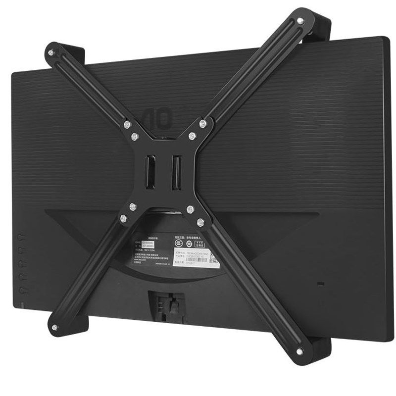 19-27英寸显示器无孔支架无螺丝孔连接件桌面支架电脑挂墙件配件