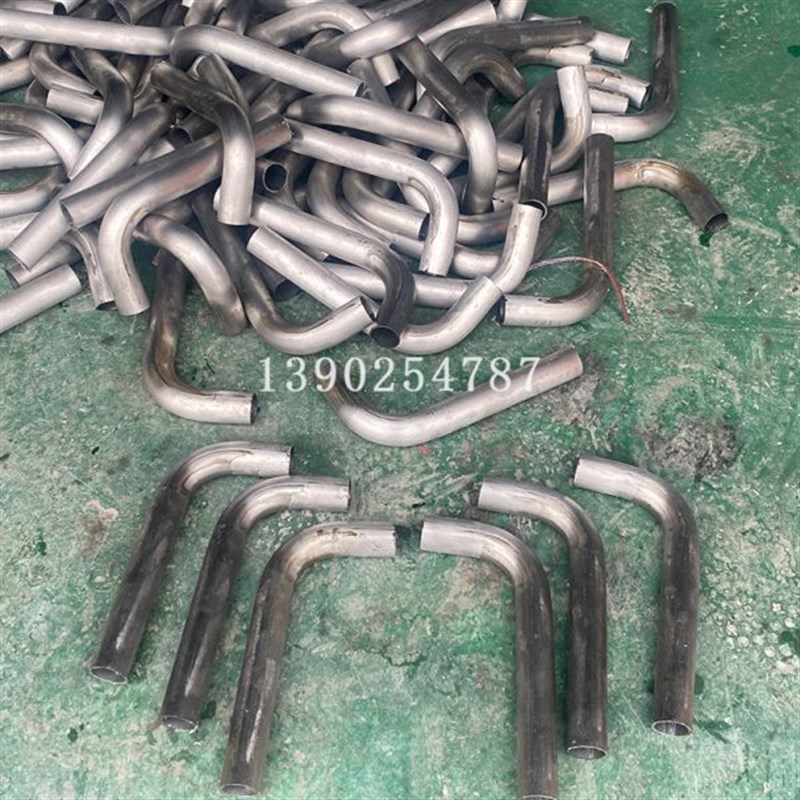 抽芯弯管加工 不锈钢25管u型弯头把手 方管矩形管数控拉弯定做