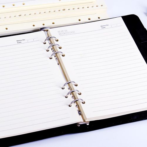 活页笔记本更换芯活页核心纸更换芯A5B5A 6黄色护眼6孔9孔20孔26