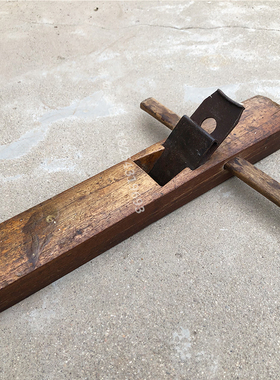 民俗怀旧老物件鲁班木匠工具传统旧木锯木钻老墨斗80年代摆件复古