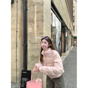 jijilulu积极璐 云朵泡芙 立领短款面包羽绒服防风显白洋气百搭