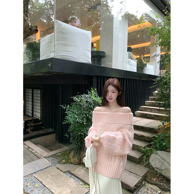 jijilulu积极璐 酥软feeling 绵羊毛马海混纺休闲毛衣柔软亲肤