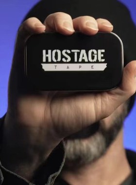 Hostage闭口贴矫正呼吸训练高弹力自粘成人瑜伽睡眠黑色止鼾胶带