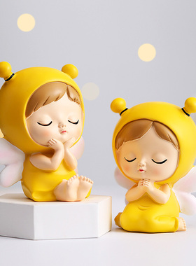 可爱女孩存钱罐摆件储蓄罐可存可取儿童房卧室桌面小摆设生日礼物