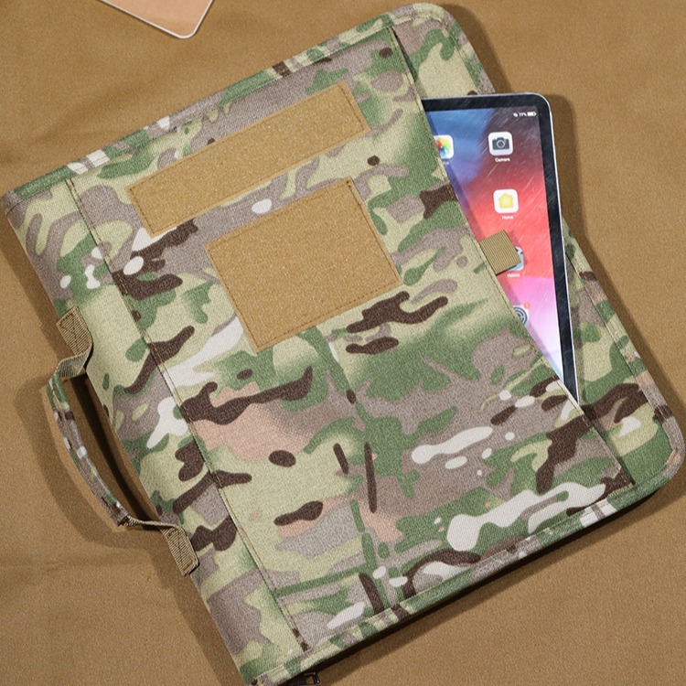 牛津布战术A4活页纸皮套军迷用品户外笔记本套日记本防水