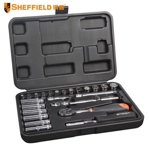 钢盾 SHEFFIELD S010004 25件套6.3mm系列公制组套