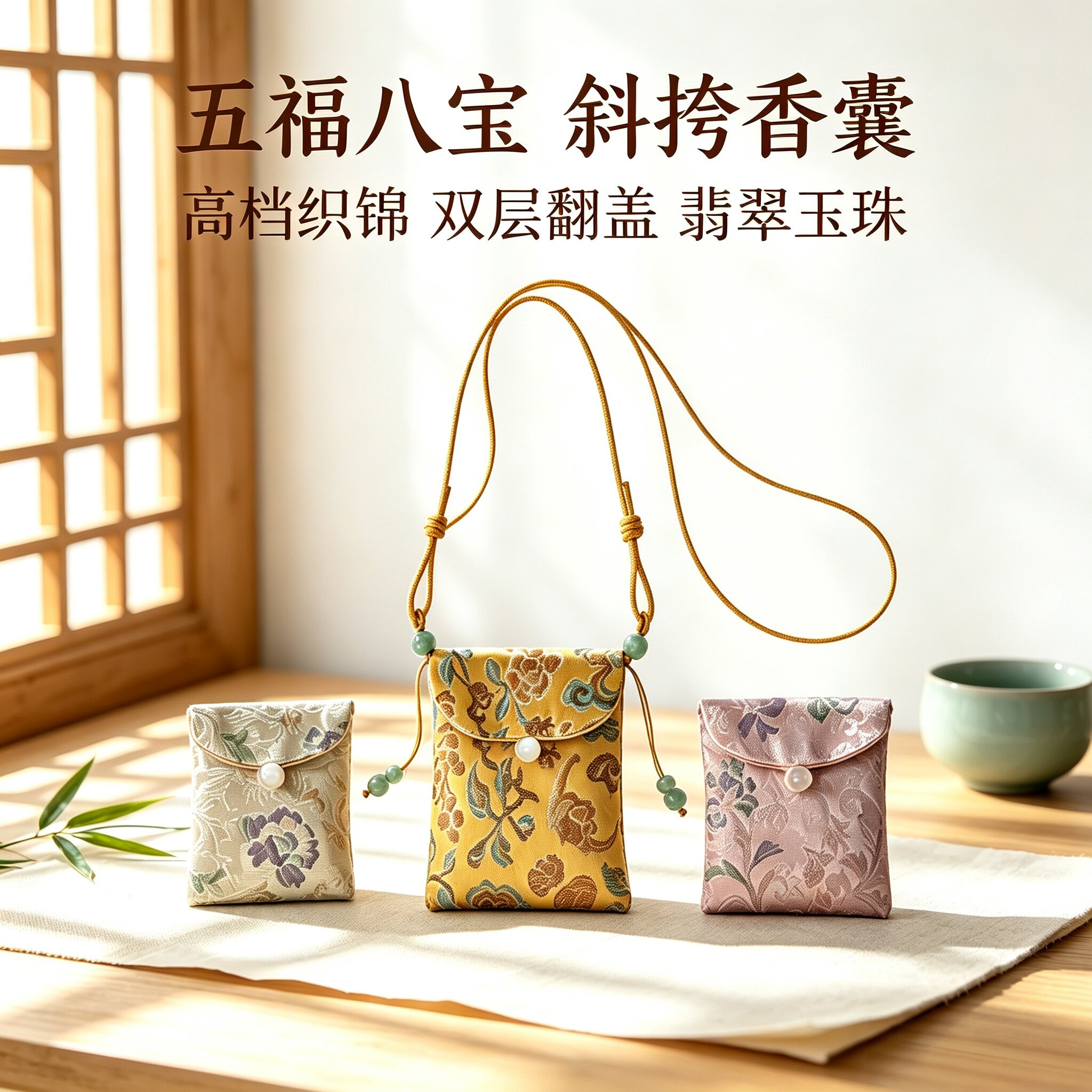 香包香囊荷包空袋护自符保护套