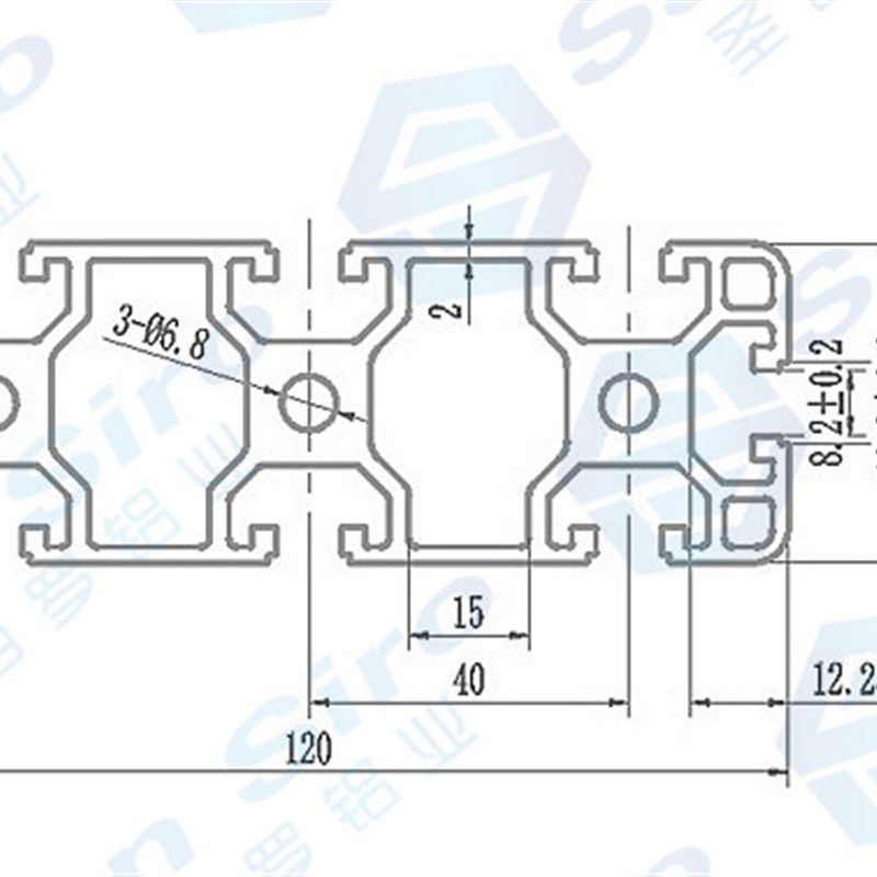 铝合金型材 工业铝型材 流水线铝材 框架铝型材切割 加工