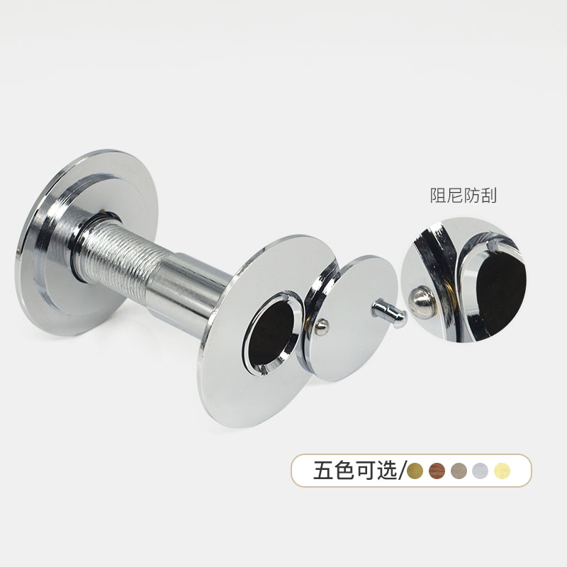 吉福防盗门38-mm猫眼防撬门镜家用高清镜片金属分离防扭防旋开