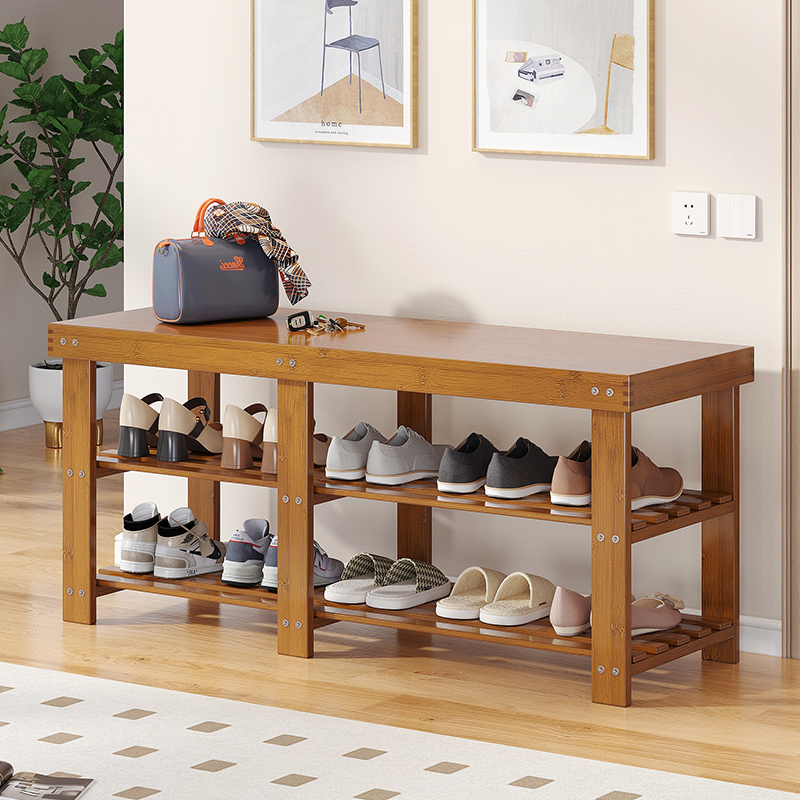 入户换鞋凳鞋架门口家用可坐长方形小户型穿鞋凳进门凳衣帽间