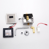 暗装 全自动小感应器冲水小便器冲洗电磁变压