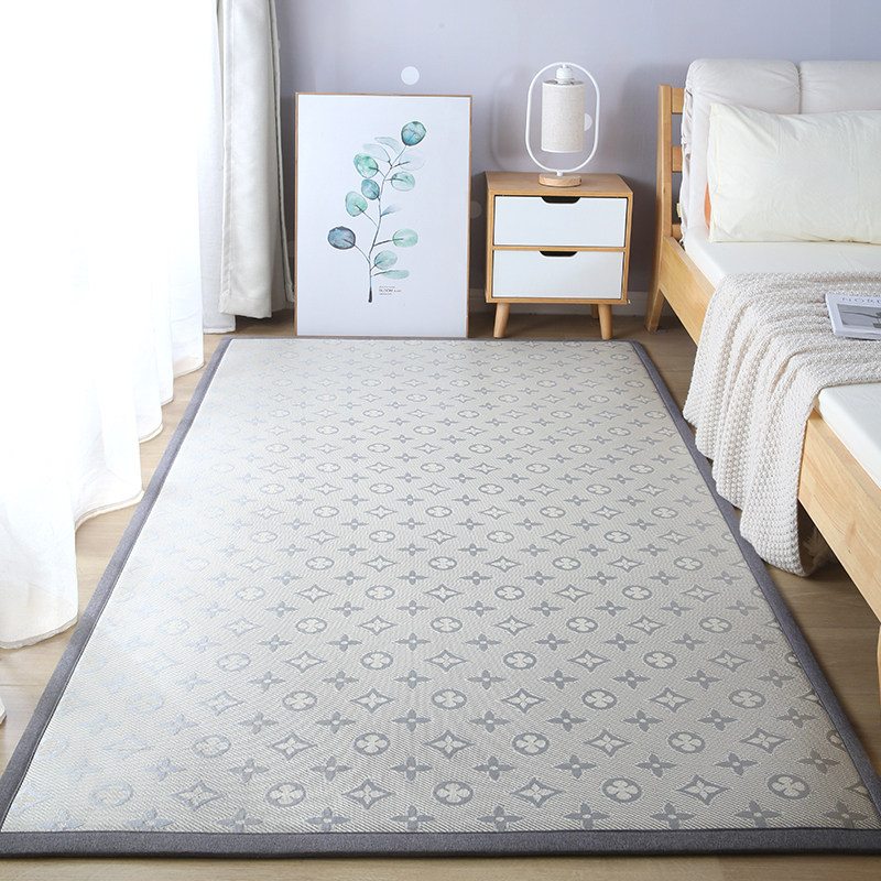 夏季冰丝藤席地毯夏凉感床边毯打地铺垫午睡垫子夏天凉席地垫,居家布艺,地毯,淘宝优惠券,粉丝福利购,淘宝优惠卷