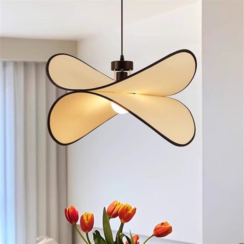 中古民宿吊灯布艺灯法式复古奶油客厅卧室书房风南洋薯片灯,家装灯饰光源,餐厅吊灯,淘宝优惠券,粉丝福利购,淘宝优惠卷