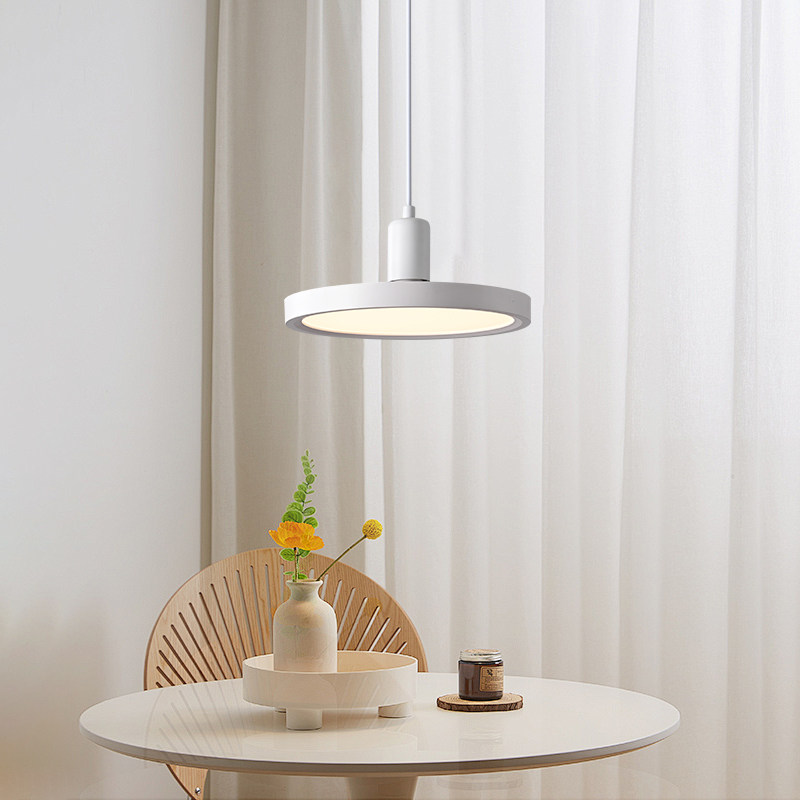 奶油风护眼吊灯现代高级感餐桌吧台灯全光谱卧室书房灯具,家装灯饰光源,餐厅吊灯,淘宝优惠券,粉丝福利购,淘宝优惠卷