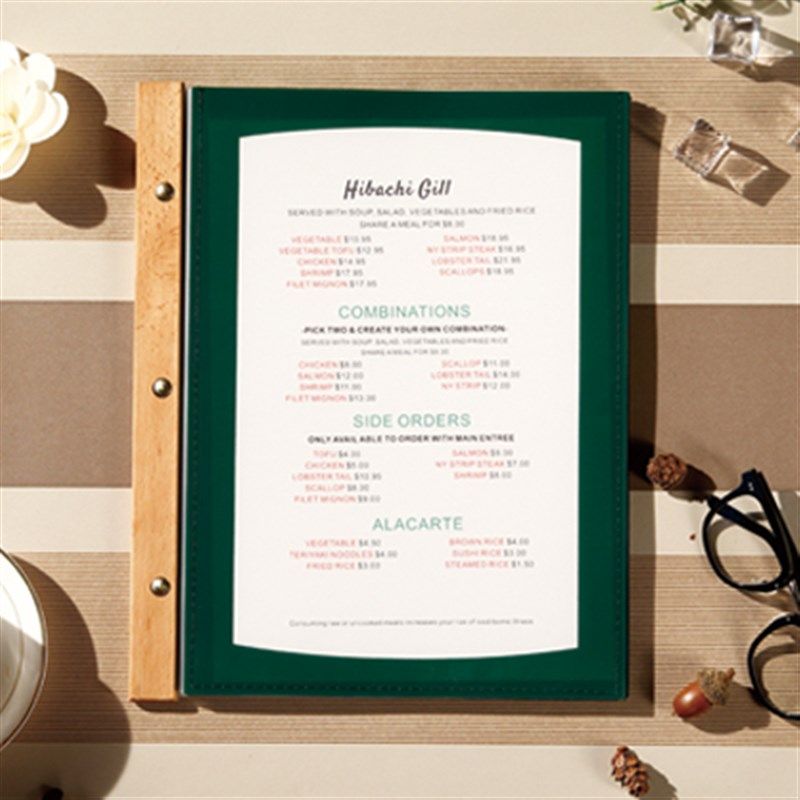 西餐新款名沫菜单活页防水磨砂插页实木扣边酒吧单甜品单酒水单,文具电教/文化用品/商务用品,其它印刷制品,淘宝优惠券,粉丝福利购,淘宝优惠卷
