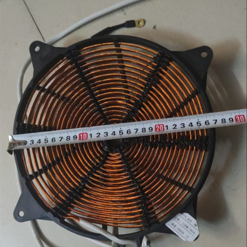 凹商用电大功率磁炉15KW12Kw线圈盘小炒锅灶平面维修通用配件380V