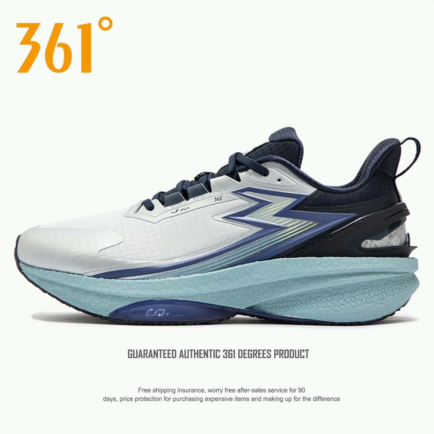 361度雨屏男鞋防泼水运动鞋正品运动鞋皮面秋冬季新款休闲跑步鞋