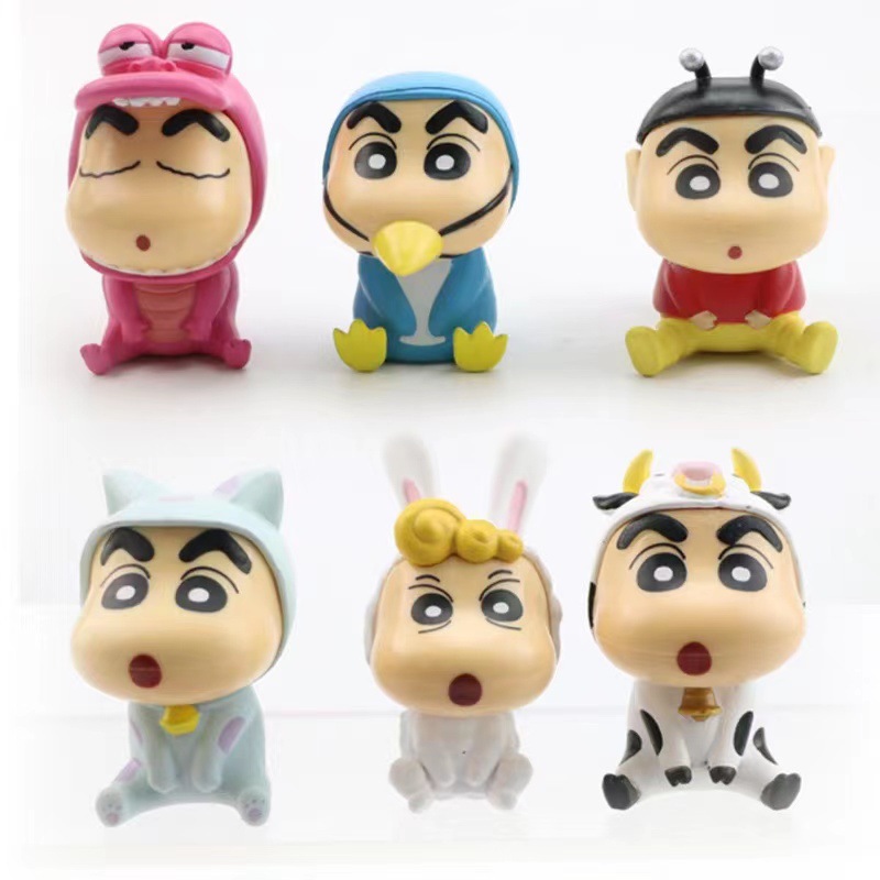 小新卡通动漫蜡笔小新手办摆件