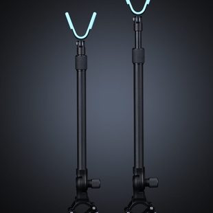 新款鱼竿支架杆钩空 挂炮台支架伸缩航悟道全空天线竞技铝尺寸后