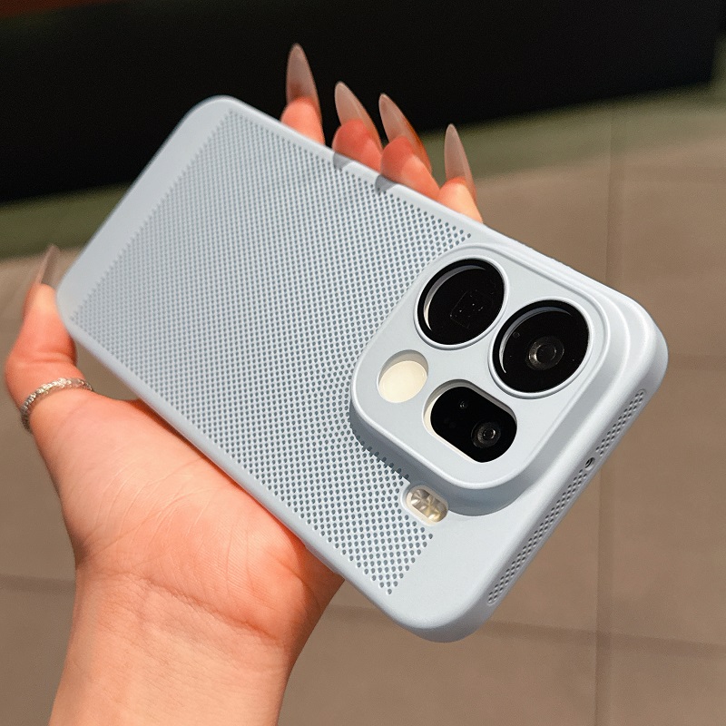 适用OPPOFindX9手机壳新品FindX9Pro超薄散热网孔OPPO FindX9Pro全包防摔镜头膜FindX9磨砂男女5G高级感硬壳