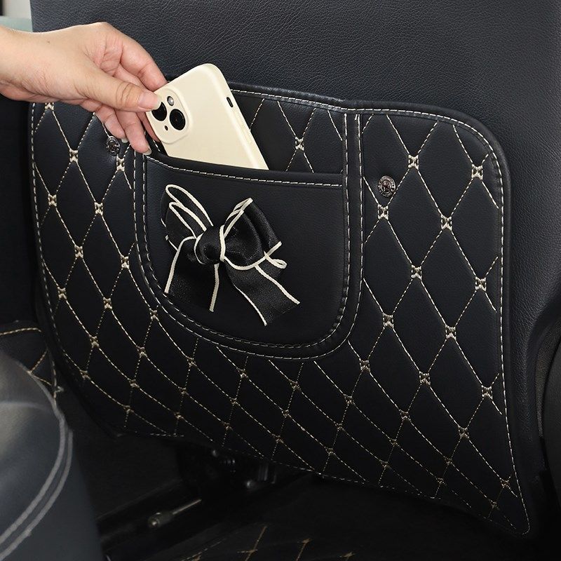 汽车防踢垫通用后排座椅椅背防脏防护垫儿童车用后座蝴蝶结保护垫,汽车用品/电子/清洗/改装,车用防踢垫/防磨垫,淘宝优惠券,粉丝福利购,淘宝优惠卷