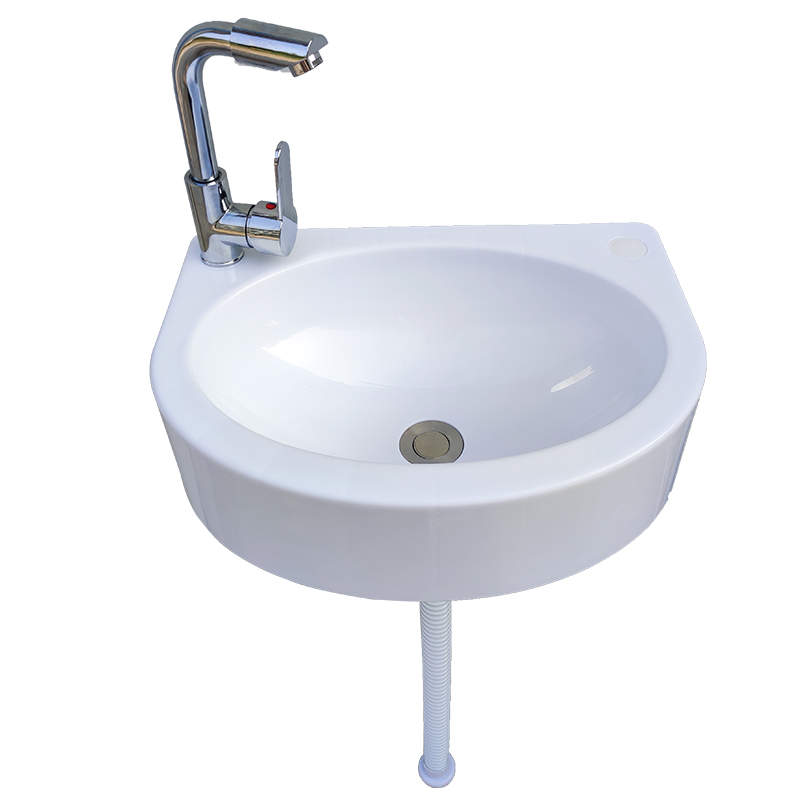 挂墙式洗手盆免打孔小型洗手池塑料洗脸盆租房临时洗漱台迷你