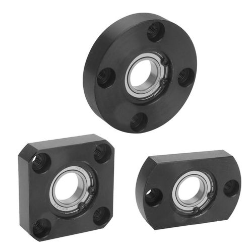 法兰轴承座组件单轴承型圆形钢制带座轴承固定座圆锥滚子轴承切边