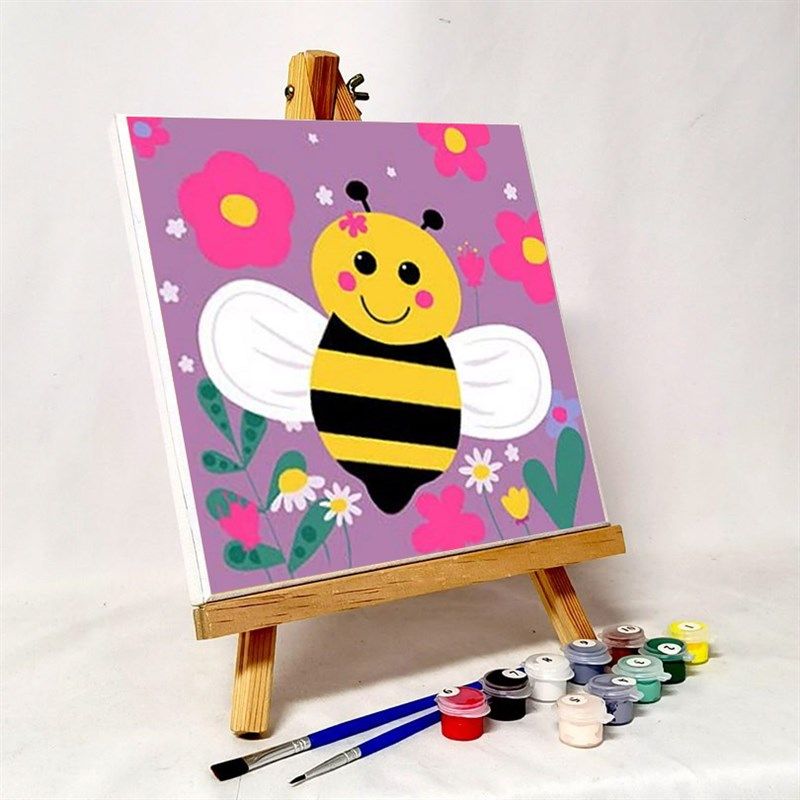 小动物di数字油画 儿童小学生简单手工自己填色填充丙烯油彩画,家居饰品,DIY/数字油画,淘宝优惠券,粉丝福利购,淘宝优惠卷