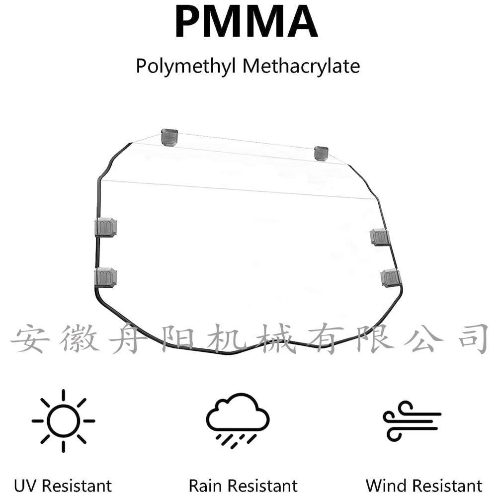 全挡风玻璃防刮兼容2017-2021Can-Am Maverick X3 900 MA X X RS