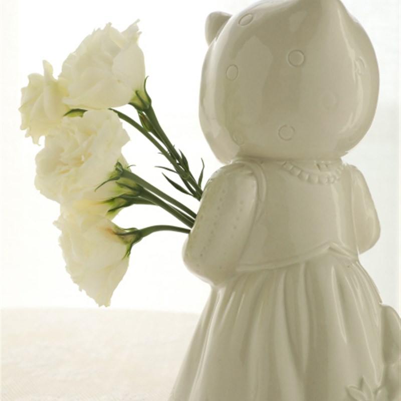 MUe Grden 咪咪夫人 背影杀小容量单只花陶瓷花瓶水培花器