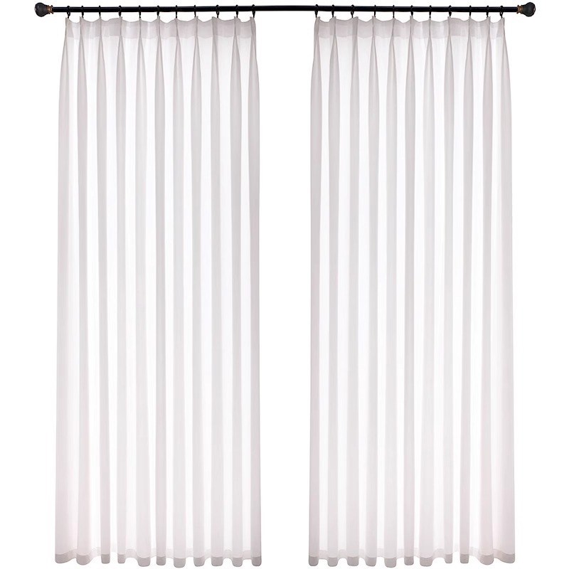 幻影纱百叶纱金刚纱客厅卧室飘窗白纱窗帘加厚窗纱防刮不勾丝纱帘